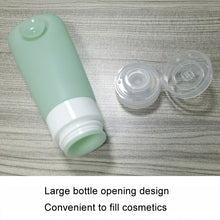 Load image into Gallery viewer, 60ml Silicone Suction Cup With Brush Squeezed Bottle Portable Travel Storage Bottle, Blue, Green, Pink