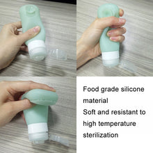 Load image into Gallery viewer, 60ml Silicone Suction Cup With Brush Squeezed Bottle Portable Travel Storage Bottle, Blue, Green, Pink