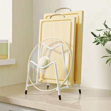 Load image into Gallery viewer, Kitchen Countertop Chopping Board Place Rack Multifunctional Multi-Layer Pot Lid Storage Shelf