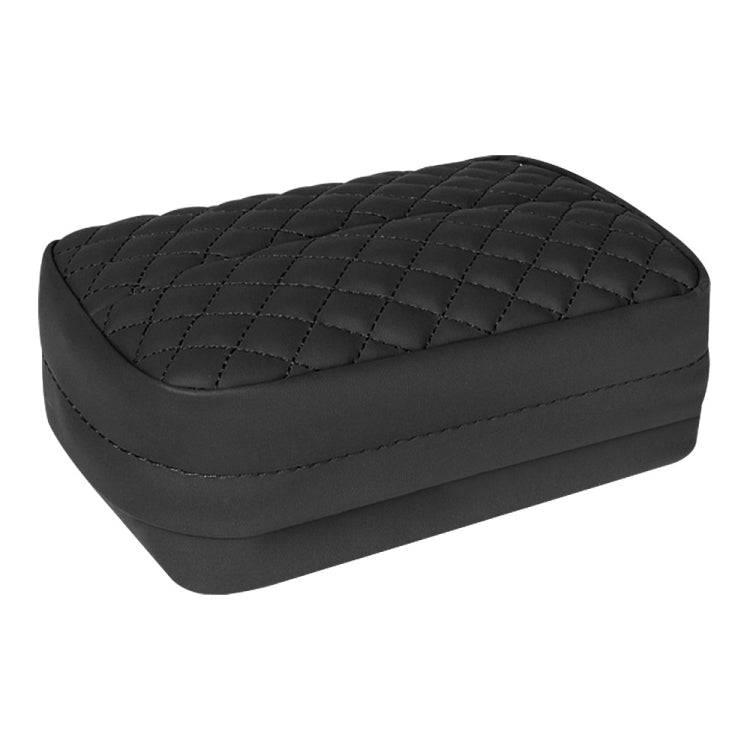 Car Sun Visor Armrest Box Back Hanging Tissue Box, Black, Beige, Brown