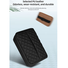 Load image into Gallery viewer, Car Sun Visor Armrest Box Back Hanging Tissue Box, Black, Beige, Brown
