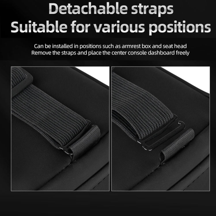 Car Sun Visor Armrest Box Back Hanging Tissue Box, Black, Beige, Brown