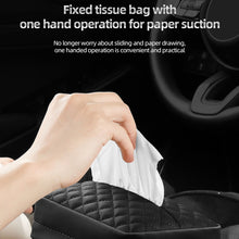 Load image into Gallery viewer, Car Sun Visor Armrest Box Back Hanging Tissue Box, Black, Beige, Brown