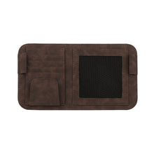 Load image into Gallery viewer, Car Sun Visor Bill Holder Glasses Clip Storage Bag