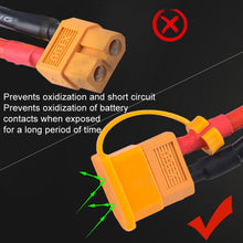 Load image into Gallery viewer, 10pcs /Pack XT60 Lithium Battery Plug Protective Cover Plug Dustproof Anti-oxidation Insulation Cover