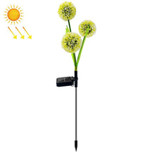 Load image into Gallery viewer, Dandelion Lawn Ground Plug Light Decoration Outdoor Solar LED Garden Lights, 3 Head