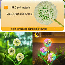 Load image into Gallery viewer, Dandelion Lawn Ground Plug Light Decoration Outdoor Solar LED Garden Lights, 3 Head
