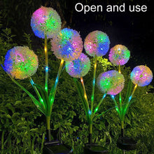 Load image into Gallery viewer, Dandelion Lawn Ground Plug Light Decoration Outdoor Solar LED Garden Lights, 3 Head