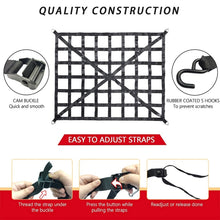 Load image into Gallery viewer, Truck Bed Cargo Net Pickup Bed Netting Strap, 127x106cm, 167x127cm, 208x127cm