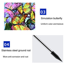 Load image into Gallery viewer, Lawn Ground Plug Light Decoration Outdoor Solar LED Garden Lights, Butterfly Flower