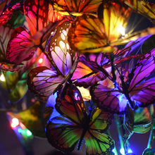 Load image into Gallery viewer, Lawn Ground Plug Light Decoration Outdoor Solar LED Garden Lights, Butterfly Flower