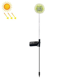 Dandelion Lawn Ground Plug Light Decoration Outdoor Solar LED Garden Lights, Single Head
