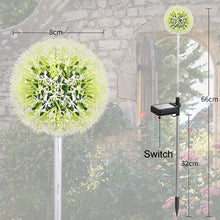 Load image into Gallery viewer, Dandelion Lawn Ground Plug Light Decoration Outdoor Solar LED Garden Lights, Single Head