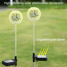 Load image into Gallery viewer, Dandelion Lawn Ground Plug Light Decoration Outdoor Solar LED Garden Lights, Single Head