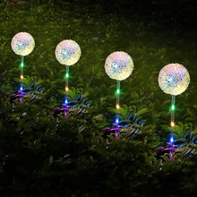 Load image into Gallery viewer, Dandelion Lawn Ground Plug Light Decoration Outdoor Solar LED Garden Lights, Single Head