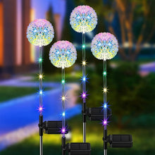 Load image into Gallery viewer, Dandelion Lawn Ground Plug Light Decoration Outdoor Solar LED Garden Lights, Single Head