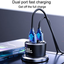 Load image into Gallery viewer, Vehicle Mini Fast Charging Charger Car One To Two Cigarette Lighter, 88W