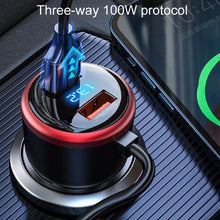 Load image into Gallery viewer, Vehicle Mini Fast Charging Charger Car One To Three Cigarette Lighter, Regular Version, Standard Version, Upgrade Version, Premium Version, Flagship Version, Extreme Version
