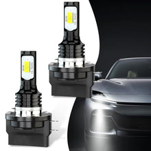 Load image into Gallery viewer, 2pcs H11B 3570 2LED 80W Car Headlight Bulbs High Bright Fog Lights, H11B (White), H11B (Yellow), H11B (Ice Blue)