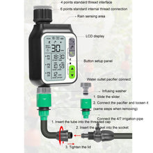 Load image into Gallery viewer, NADSTER Garden Screen Timed Automatic Rain Sensor Flower Waterer, Single Outlet, Dual Outlet