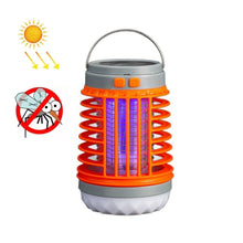 Load image into Gallery viewer, E-SMARTER W890-1 Solar LED Electric Shock Mosquito Light Outdoor USB Rechargeable Lighting Mosquito Trap, Orange, Blue