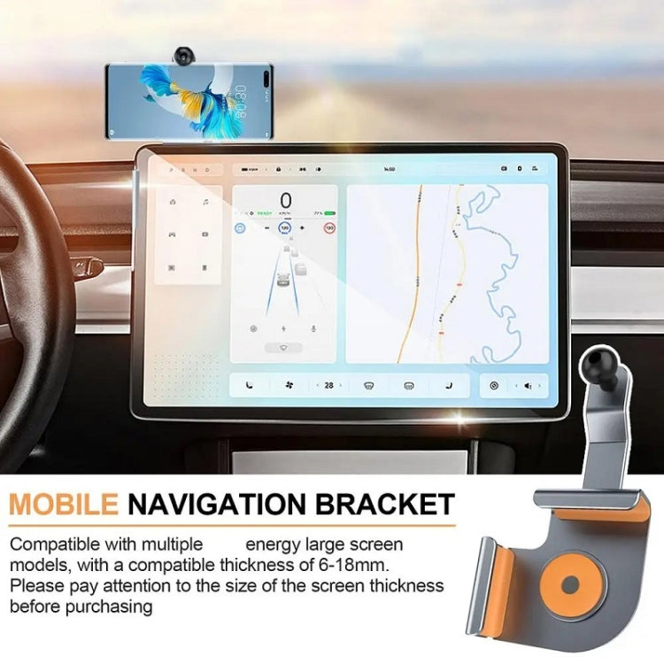 Car Screen Phone Holder Base For Tesla Model 3 And Other Models, Base, Base + Magnetic Stand