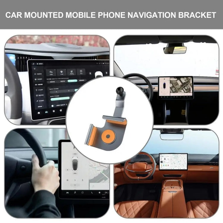 Car Screen Phone Holder Base For Tesla Model 3 And Other Models, Base, Base + Magnetic Stand
