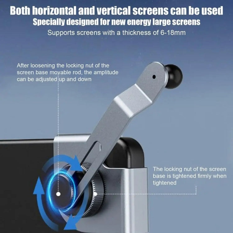 Car Screen Phone Holder Base For Tesla Model 3 And Other Models, Base, Base + Magnetic Stand