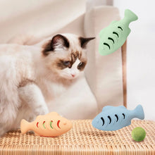 Load image into Gallery viewer, Fish Shape Silicone Cat Toy