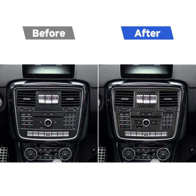For Mercedes-Benz G-Class W463 2pcs /Set Multimedia Panel Decorative Sticker
