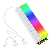 Load image into Gallery viewer, COOLMOON CM-M2A M.2 2280 Solid State Drive Cooler 5V ARGB Hard Drive Heatsink, CM-M2A