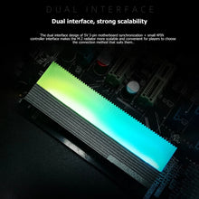 Load image into Gallery viewer, COOLMOON CM-M2A M.2 2280 Solid State Drive Cooler 5V ARGB Hard Drive Heatsink, CM-M2A