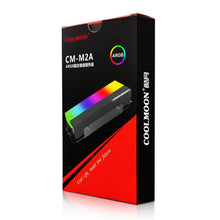 Load image into Gallery viewer, COOLMOON CM-M2A M.2 2280 Solid State Drive Cooler 5V ARGB Hard Drive Heatsink, CM-M2A