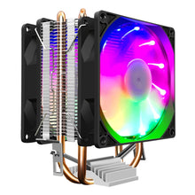 Load image into Gallery viewer, COOLMOON Frost Double Copper Tube CPU Fan Desktop PC Illuminated Silent AMD Air-Cooled Cooler, P2 Magic Moon Edition Single Fan, P22 Magic Moon Edition Double Fan, P2 Streamline Edition Single Fan, P22 Streamline Edition Double Fan