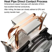 Load image into Gallery viewer, COOLMOON Frost Double Copper Tube CPU Fan Desktop PC Illuminated Silent AMD Air-Cooled Cooler, P2 Magic Moon Edition Single Fan, P22 Magic Moon Edition Double Fan, P2 Streamline Edition Single Fan, P22 Streamline Edition Double Fan