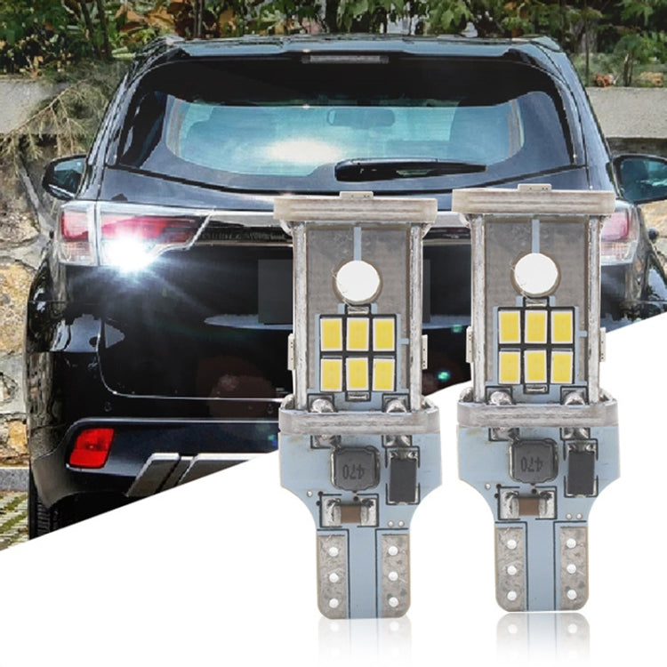 2pcs Automotive LED Reversing Lights Decode Induction Wide Voltage Brake Lights