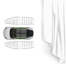 Load image into Gallery viewer, Car Side Window Privacy Sun Protection Curtain, For Tesla Model Y 4pcs White, For Tesla Model Y 4pcs Black, For Tesla Model 3 4pcs White, For Tesla Model 3 4pcs Black