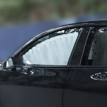 Load image into Gallery viewer, Car Side Window Privacy Sun Protection Curtain, For Tesla Model Y 4pcs White, For Tesla Model Y 4pcs Black, For Tesla Model 3 4pcs White, For Tesla Model 3 4pcs Black