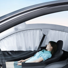 Load image into Gallery viewer, Car Side Window Privacy Sun Protection Curtain, For Tesla Model Y 4pcs White, For Tesla Model Y 4pcs Black, For Tesla Model 3 4pcs White, For Tesla Model 3 4pcs Black
