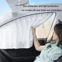 Load image into Gallery viewer, Car Side Window Privacy Sun Protection Curtain, For Tesla Model Y 4pcs White, For Tesla Model Y 4pcs Black, For Tesla Model 3 4pcs White, For Tesla Model 3 4pcs Black