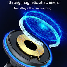 Load image into Gallery viewer, Car Magnetic Wireless Charging Cell Phone Holder With Ambient Light, Blue Light, Colorful Light