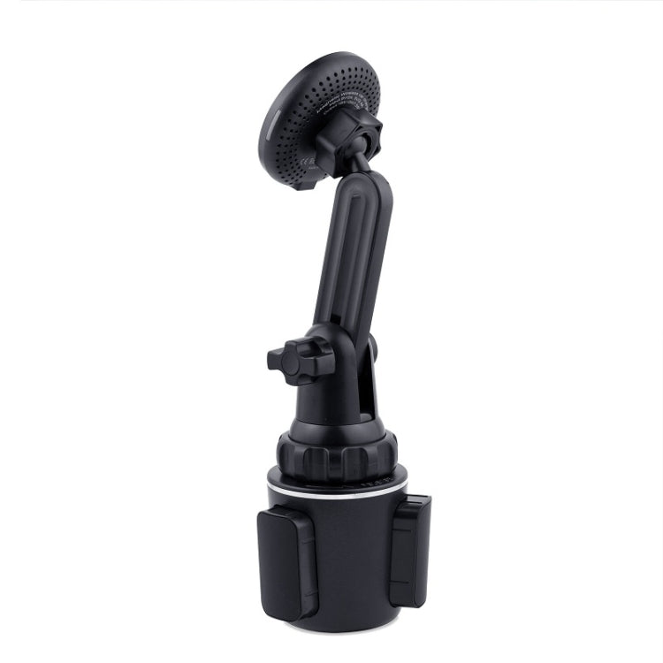 Car Water Cup Holder MagSafe Wireless Charging Bracket, Black