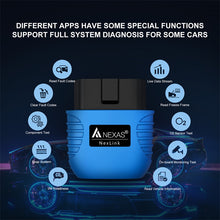 Load image into Gallery viewer, Nexas Bluetooth 5.0 OBD2 Diagnostic Scanner For IOS/Android, OBD2 Diagnostic Scanner