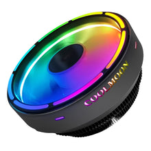 Load image into Gallery viewer, COOLMOON CPU Cooler Desktop Computer Auto Color Change Multi-Platform Mute Cooling Fan, CM-BF-RGB