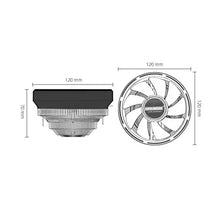 Load image into Gallery viewer, COOLMOON CPU Cooler Desktop Computer Auto Color Change Multi-Platform Mute Cooling Fan, CM-BF-RGB