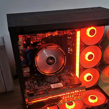 Load image into Gallery viewer, COOLMOON CPU Cooler Desktop Computer Auto Color Change Multi-Platform Mute Cooling Fan, CM-BF-RGB