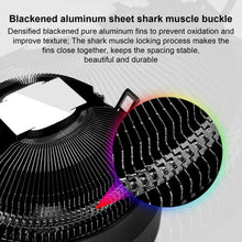 Load image into Gallery viewer, COOLMOON CPU Cooler Desktop Computer Auto Color Change Multi-Platform Mute Cooling Fan, CM-BF-RGB