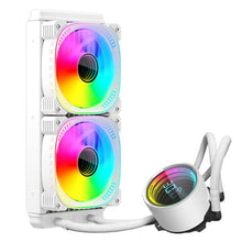 Load image into Gallery viewer, COOLMOON CM-YM-240T Digital ARGB Lens Edition Integrated Water Cooling CPU Cooler Temperature Display CPU Fan, CM-YM-240T