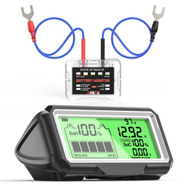 ANCEL 12V LED Car Battery Tester SOH/SOC Rechargeable Battery Analysis Tool, BM200 PRO