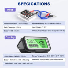 Load image into Gallery viewer, ANCEL 12V LED Car Battery Tester SOH/SOC Rechargeable Battery Analysis Tool, BM200 PRO
